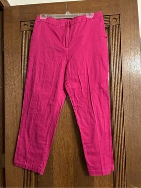 Notations Hot Pink Cropped Skinny Pants